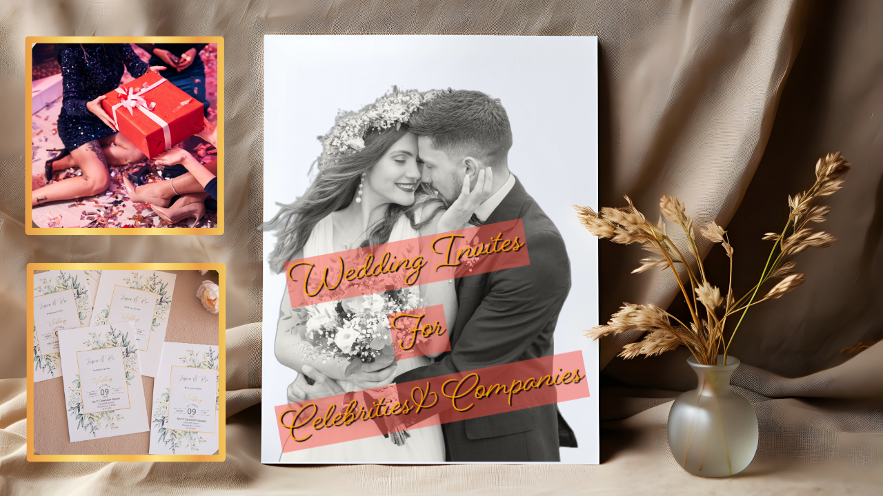 Celebrity Wedding Invites