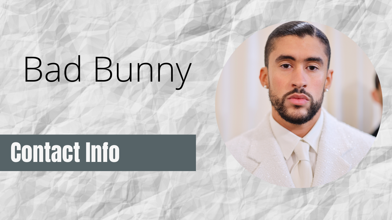 Bad Bunny Contact Info: Fan Mail, Wedding Invites, Business, & More!